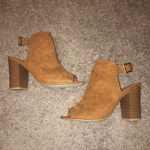 Open-toe Booties